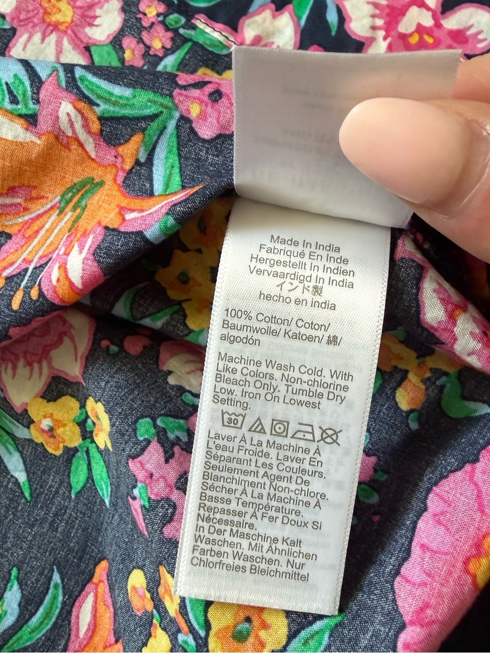 NWOT J. Crew Floral Flutter Sleeve Blouse | XL - Picture 7 of 9